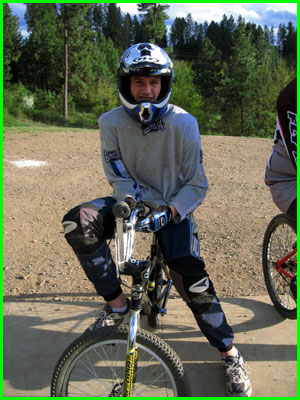 Tyler Murdoch, winning American BMX Bike Racer