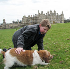 Jack and Tristan at Burghley House